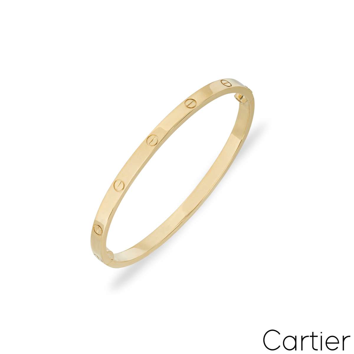 Cartier Yellow Gold Plain SM Love Bracelet Size 16 B6047516 Cartier Yellow Gold Plain SM Love Bracelet Size 16 B6047516